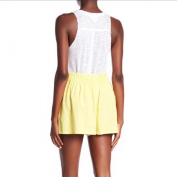 Abound Tie Front Linen Blend High Rise Shorts M - Picture 2 of 8